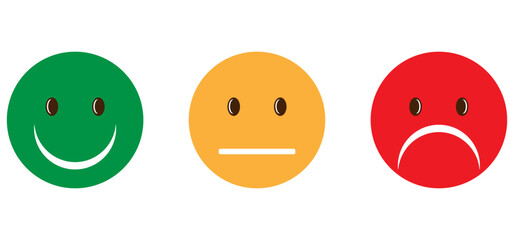 happy sad emoji series, happy , sad, average, red emoji, yellow emoji, face, emotions, feedback, emoji, helping, look, good, bad, nature, value, expressions, attitude