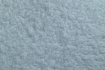 Pale light blue fluffy terry cloth texture