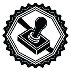 rejected stamp vector icon