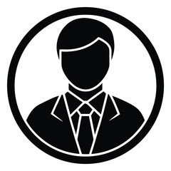 recruiter avatar vector icon