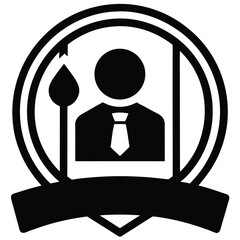 match candidate icon vector icon