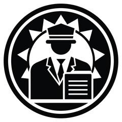 job advertisement poster vector icon