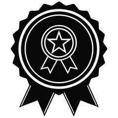 certificate badge vector icon
