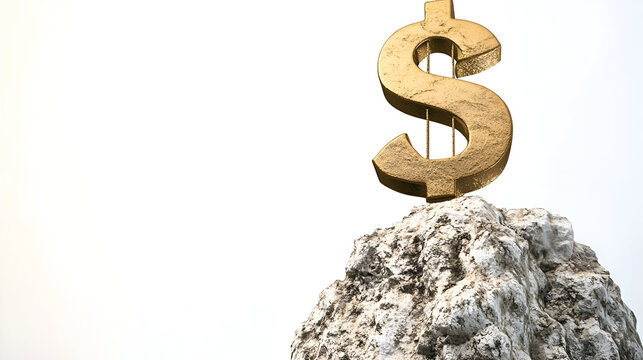 dollar sign on a hook