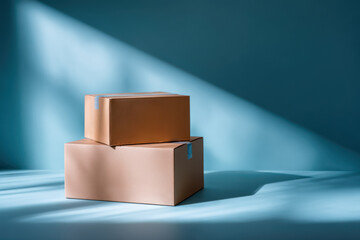 Cardboard express delivery boxes offering 24 hour shipping