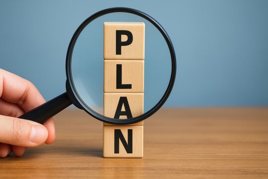 Strategic planning session office business concept professional environment close-up view focused approach