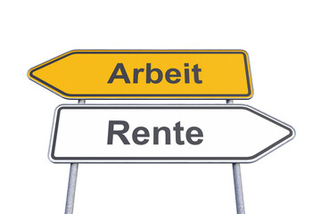 Wegweiser - Arbeit - Rente - Freisteller - Freigestellt