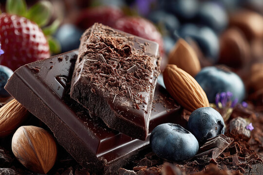 Indulging in chocolate chunks and coffee beans to celebrate World Chocolate Day