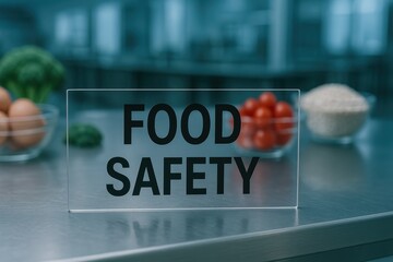 Food safety practices in a commercial kitchen culinary training visual guide professional environment