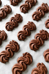 Chocolate Sablé Viennois cookies 