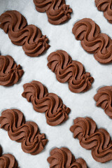 Chocolate Sablé Viennois cookies 