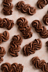 Chocolate Sablé Viennois cookies 
