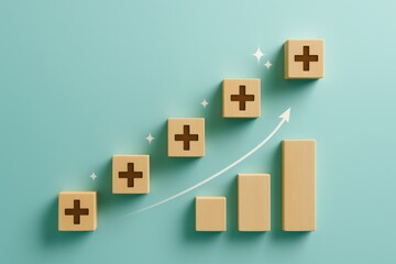 Business growth strategies office setting infographic professional environment perspective success