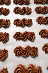 Chocolate Sablé Viennois cookies 