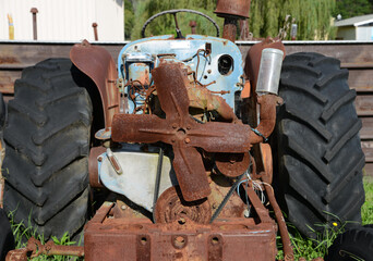 Abandoned rusty tractor 2