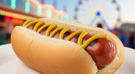 Classic Hot Dog with Mustard