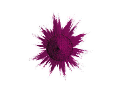 Purple sunflower with textured petals and dark center, isolated on transparent background, evokes creativity and uniqueness, perfect for digital art, design projects, and modern floral themes