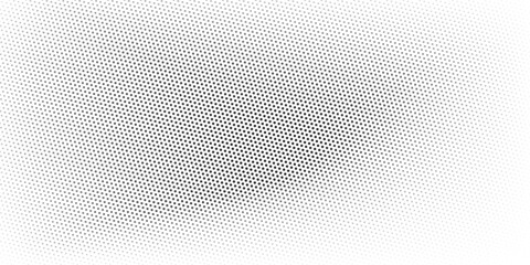 Halftone texture with gradient in grunge style. Faded dot background . Black retro geometric pattern in manga, anime style. Pop art style dot gradation .