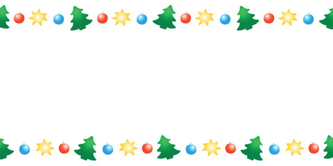 background, frame, border of Christmas symbols