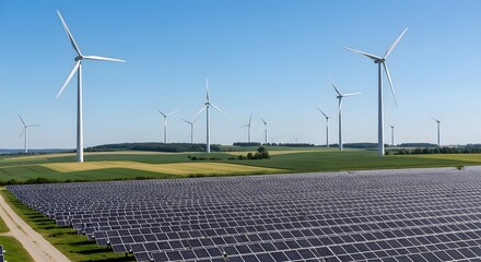 Eco-Friendly Energy Production Site