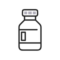 medicine bottle for web and graphic design.