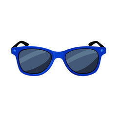 a flat icon of vector clip art sunglasses for web and graphic design
