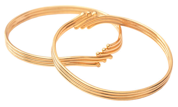 Gold bracelets