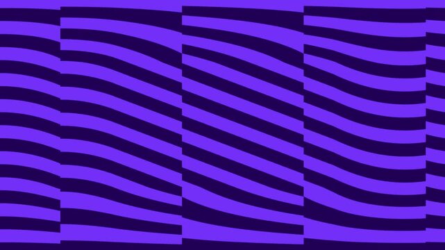 Abstract Purple Wavy Stripes Animation Loop Background Texture