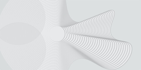 Abstract geometric white and gray color background. Vector, futuristic illustration