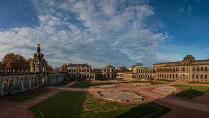 Obraz premium Panorama Dresdener Zwinger