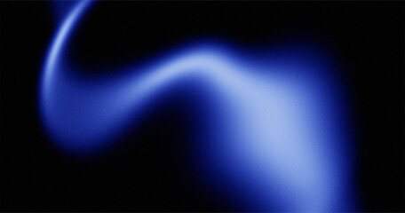 Dynamic blue light streak on black backdrop offers modern, abstract energy and vibrant visual impact