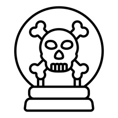 Pirate snow globe Icon