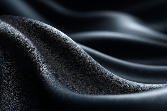 matte black titanium texture with fine grain microstructure and soft light absorption