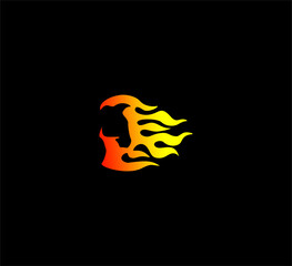 Minimalist Fire Horse Logo ? ...