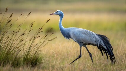 Focus on Subject & Setting)
The Elegant Blue Crane
Striding Across the Golden Savannah
Option (Focus on Artistry & Mood)
A Portrait in Wild Blue
Under the Wide, Open African Sky
