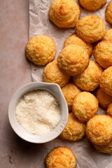 Tender coconut cookies made from ingredients