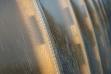 Abstract wet surface drops.