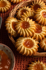 homemade cookies with jam 