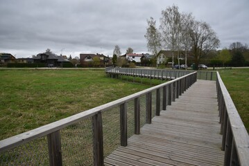 Pedestrian bridges for walking.