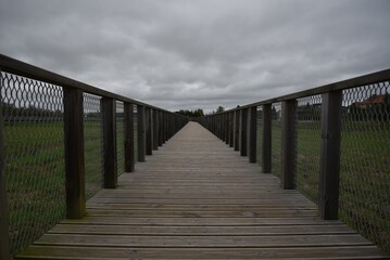 Pedestrian bridges for walking.