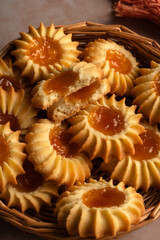 homemade cookies with jam 