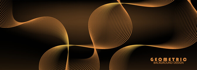 Black and Gold Award Background. Creative Concept Template. Classy Premium Wedding Card. Grand Luxury Decorative Banner. suit for media,