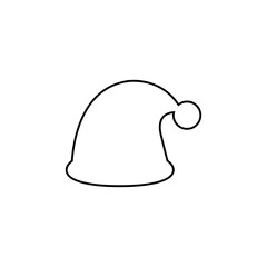 isolated Christmas hat