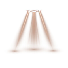 Club Stage Light Featuring Glittering Chocolate Brown Projection, Glistening Glow, and Festive Interior Illumination for Party or Show Concepts