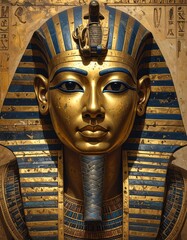 Máscara de oro de Tutankamón – Arte egipcio