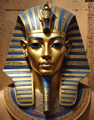 古代エジプト　ツタンカーメンの黄金のマスク