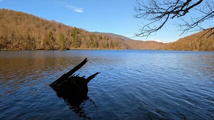 Beautiful landscape of Plitvicka Jezera National Park Croatia waterfalls turquoise lakes forest nature travel destination UNESCO world heritage