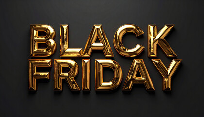 黒とゴールドの背景素材, ブラックフライデーのイメージの背景, AI生成画像