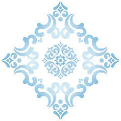 blue snowflake ornament