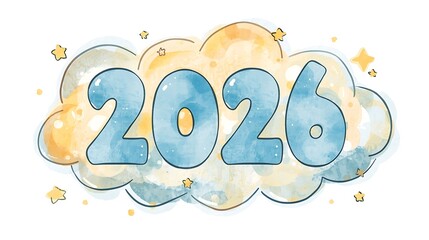 Happy New Year 2014 business celebration concept design with golden 3D text and number illustration